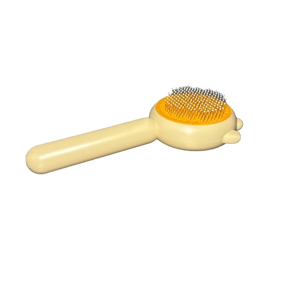 Effortless Pet Grooming with Paw Shaped Self-Cleaning Brush for All Pets